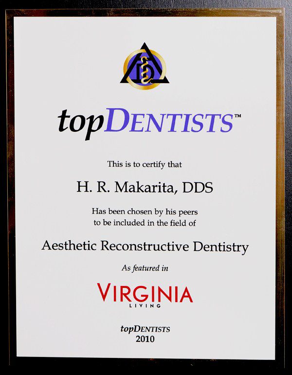 Top Dentists Dr. Makarita 2009